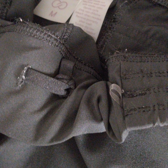 Calia Medium Wide Leg Crop Black Journey Pants - Picture 12 of 14